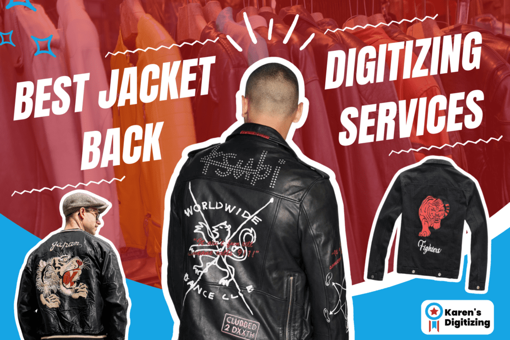 Best Jacket Back Digitizing Services black leather jacket