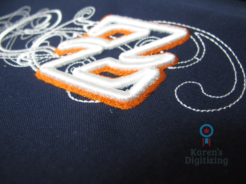 What is 3D Puff Embroidery digitizing zigzag