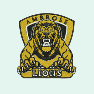 Lion Logo Embridery Digitizing