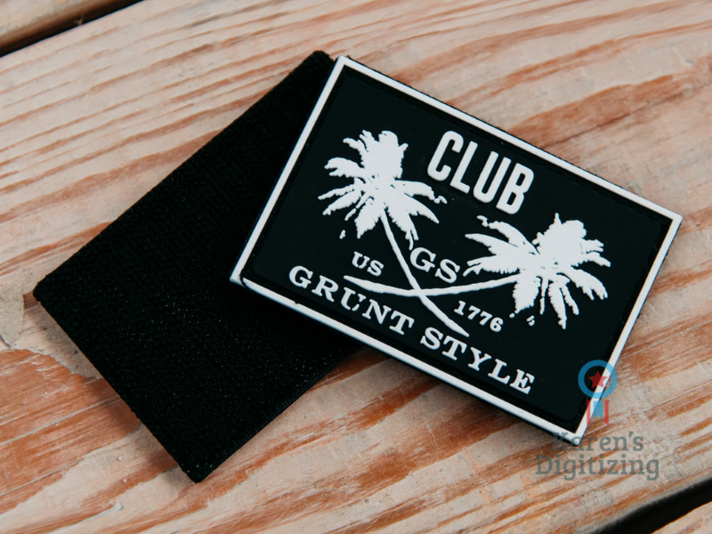 Get Custom PVC Patches Service Club patch design
